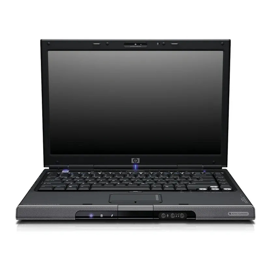 HP Pavilion DV1000 Getting Started