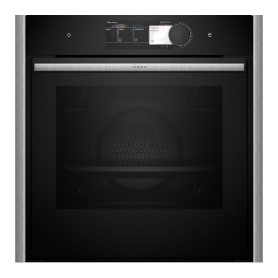 NEFF B69VY7MY0 User Manual And Installation Instruction