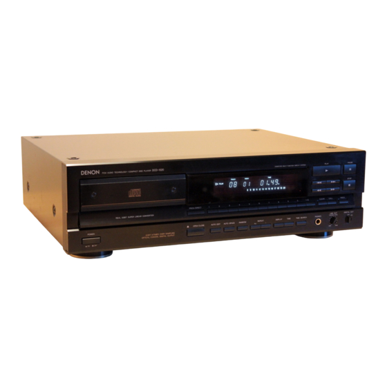 Denon DCD-1520 Operating Instructions Manual
