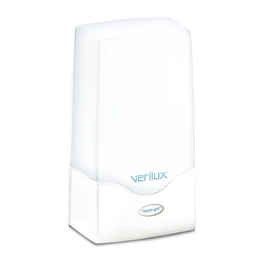 Verilux HappyLight VTCP01, VT01-SB - Combo Pak Mini Sunshine Supplement Light System Manual