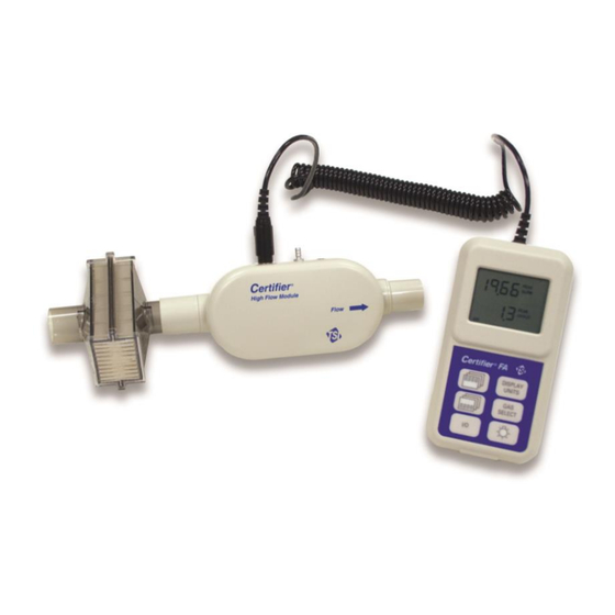 TSI Instruments CERTIFIER FA Operator's Manual