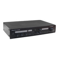 Bosch PLE-4MA240-CN Operation Manual