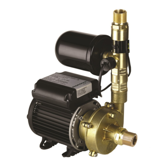 Stuart Turner Monsoon Extra Installation Instructions Manual