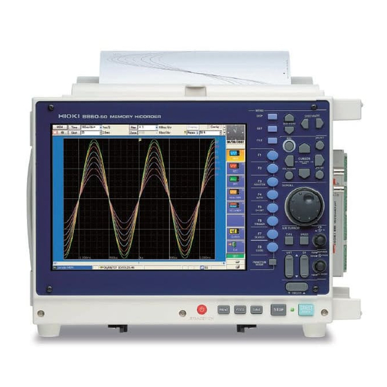 Hioki 8860 Manual