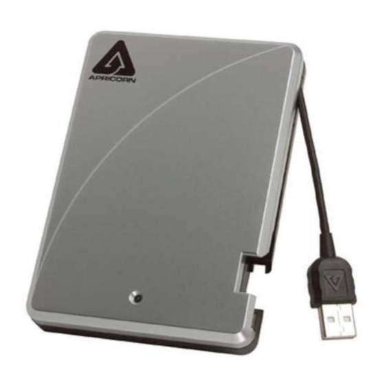 Apricorn Aegis Portable A25-USB 160GB User Manual