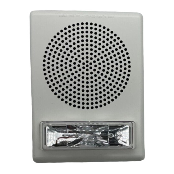 Cooper Notification Wheelock E50H Series Installation Instructions