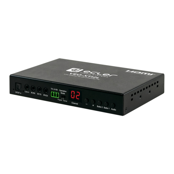 Ecler VEO-XTI2L User Manual