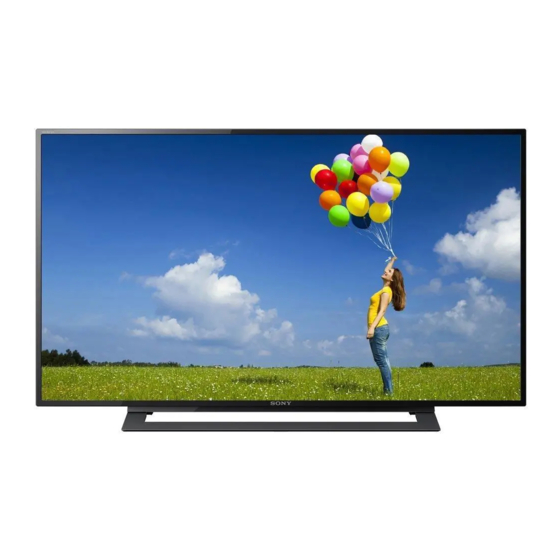 Sony KDL-32R305B Support LCD TV Manuals