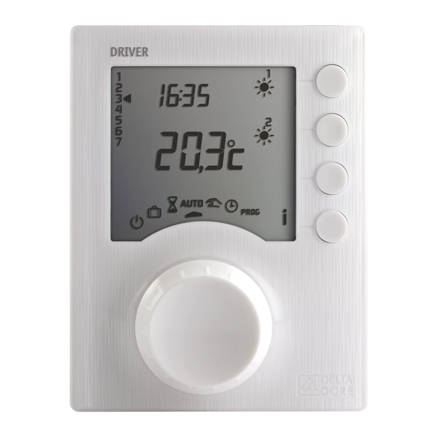 DELTA DORE DRIVER 620, DRIVER 610 Installation Guide