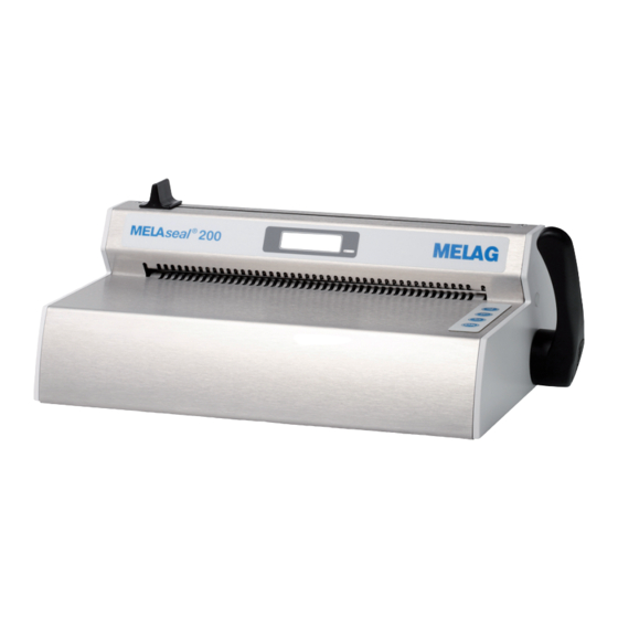 MELAG MELAseal 200 User Manual
