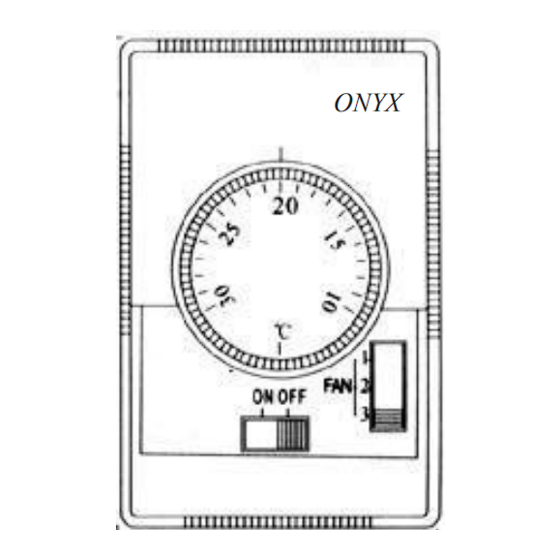 Onyx ONX806-C Installation And Operation Manual