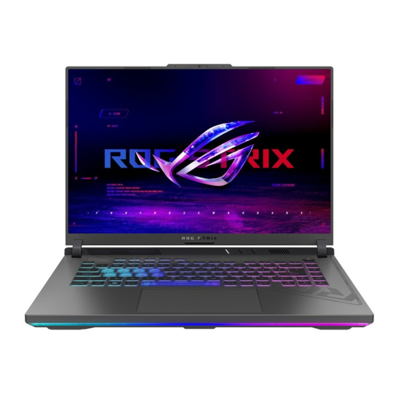 Asus ROG Strix G16 Manuals