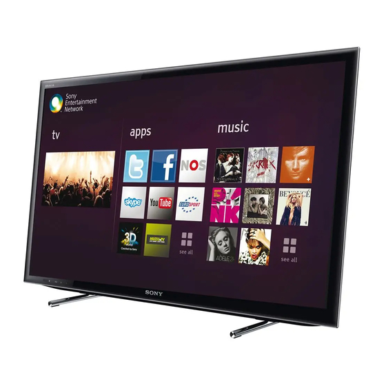 Sony Bravia KDL-32NX655 I-Manual