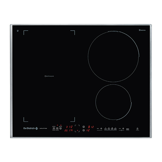 DeDietrich DTI749X Manual To Installation And Use