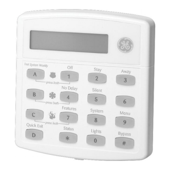 GE Concord 4 Quick User Manual