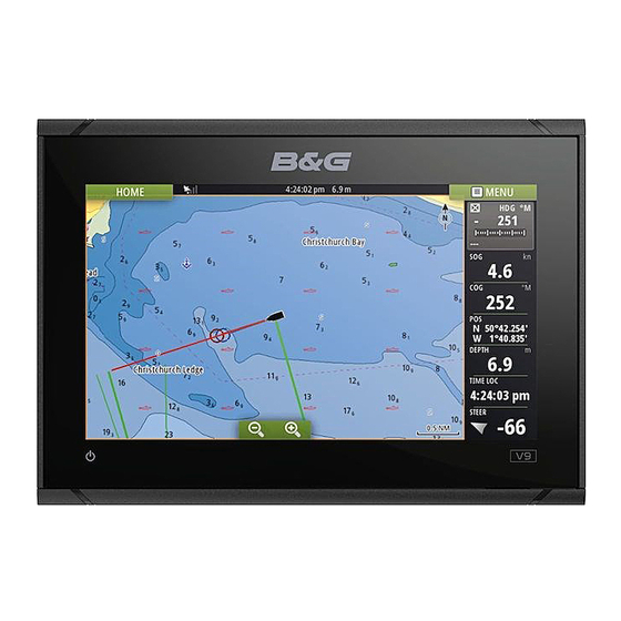 B&G Vulcan R Series Quick Manual