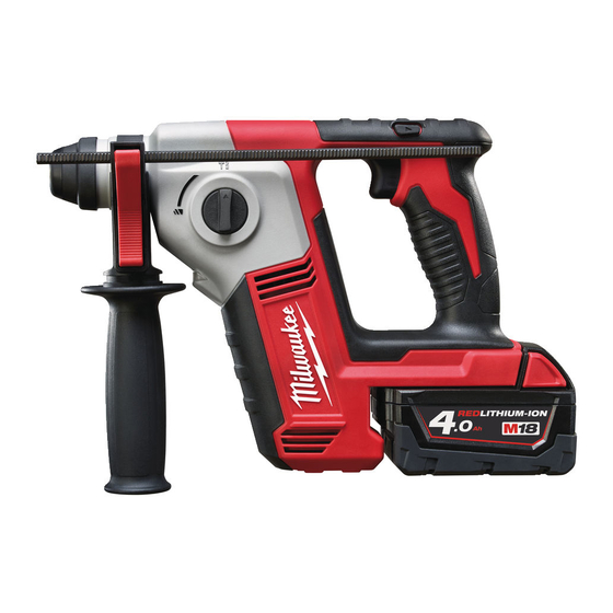 Milwaukee M18 BH Original Instructions Manual