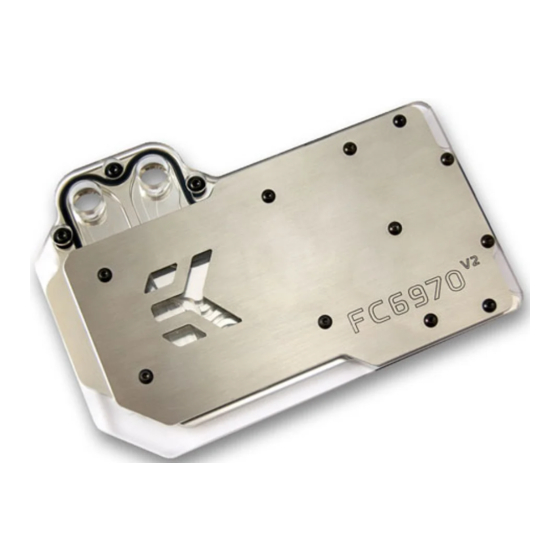 ekwb EK-FC 6970 V2 Installation And Mounting Manual
