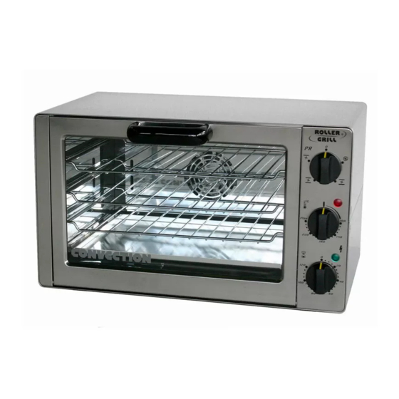 Roller Grill FC 260 User Manual