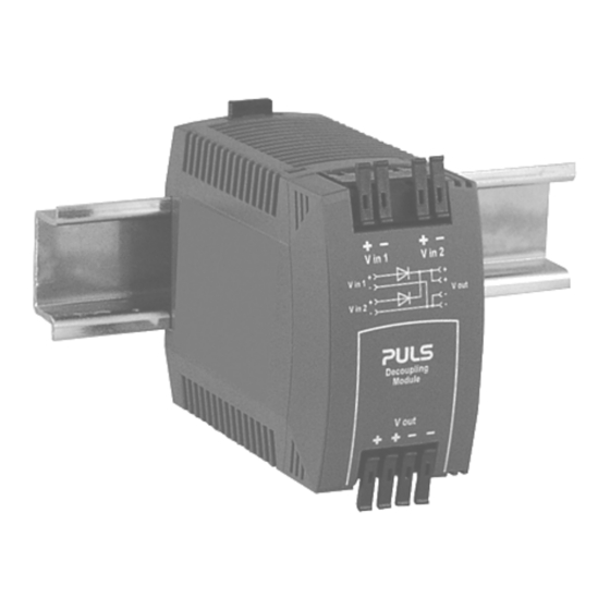 Puls MiniLine MLY-Series Manual