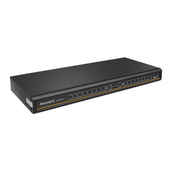 Vertiv AVOCENT SV Series Quick Installation Manual
