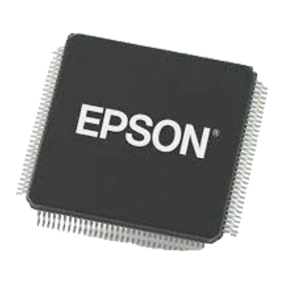 Epson S1C17W18 16-bit Microcontroller Manuals