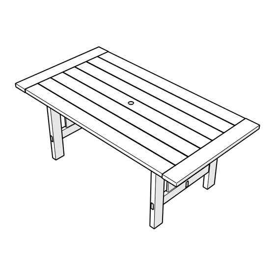 Polywood PL83-T3L4 Assembly Instructions Manual
