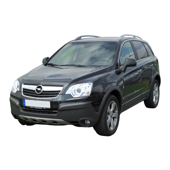 Инструкция Opel Antara () ( страницы)