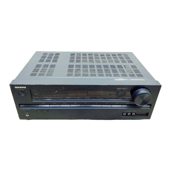 Onkyo HT-R358 Instruction Manual