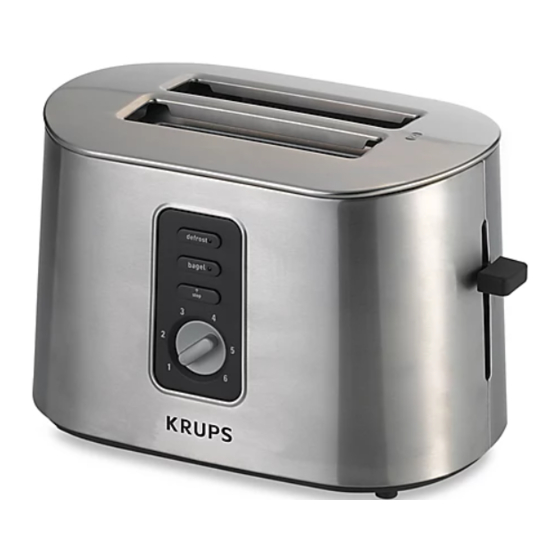 Krups Toaster Manuals