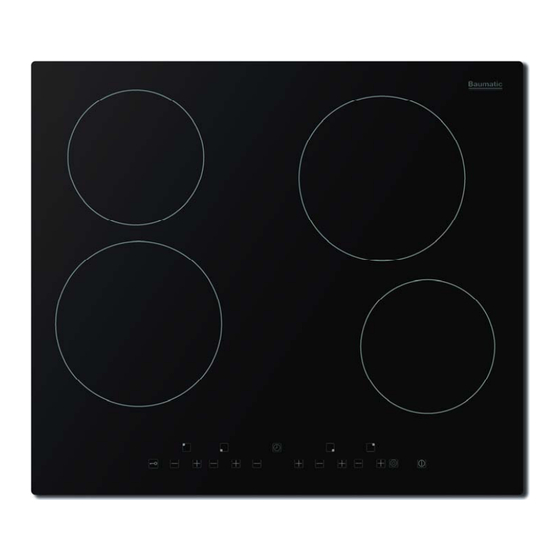 Baumatic BHC605 Instruction Manual