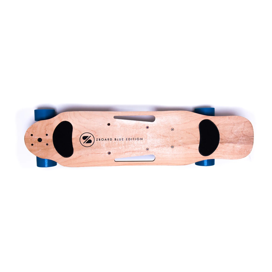 ZBoard Blue Edition Owner's Manual