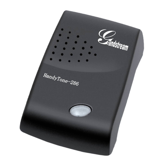 Grandstream Networks HandyTone HT286 Product Related Questions