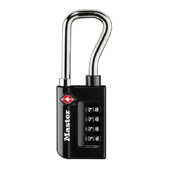 Master Lock 4696D Instructions