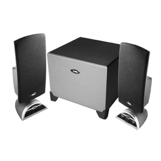 Cyber Acoustics performance CA-3080 Owner's Manual