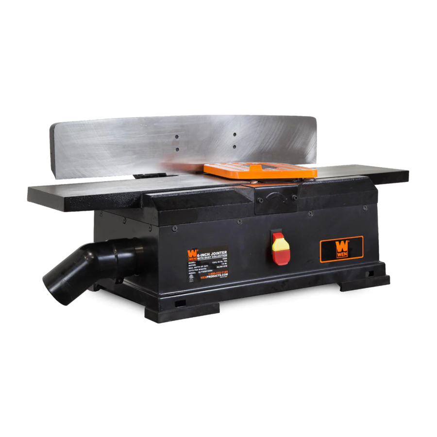 WEN 6560T, 6560 - 6-Inch 10 Amp Cast Iron Benchtop Jointer Manual