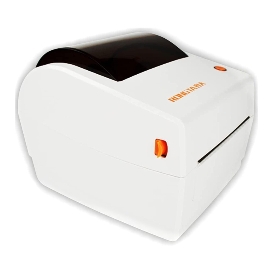 Rongta Technology RP310 - Label Printer Manual