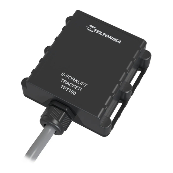 Teltonika TFT100 Manual