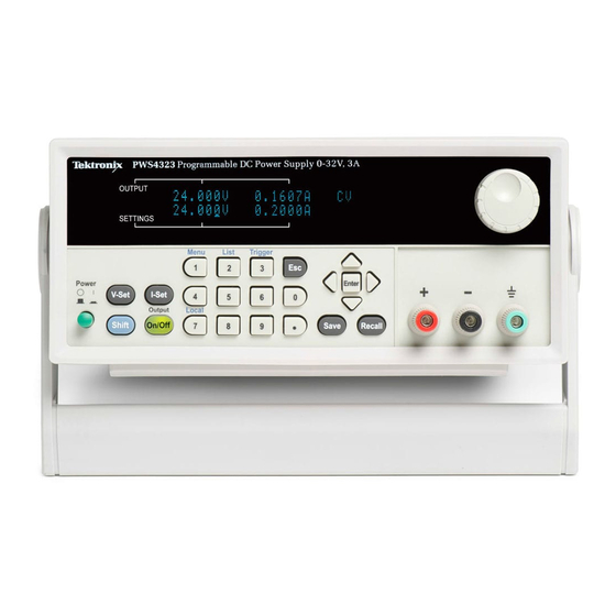 Tektronix PWS4205 User Manual