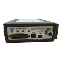 MDS MDS 4710 Series Installation And Operation Manual