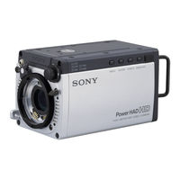 Sony HDC-X300 Operation Manual