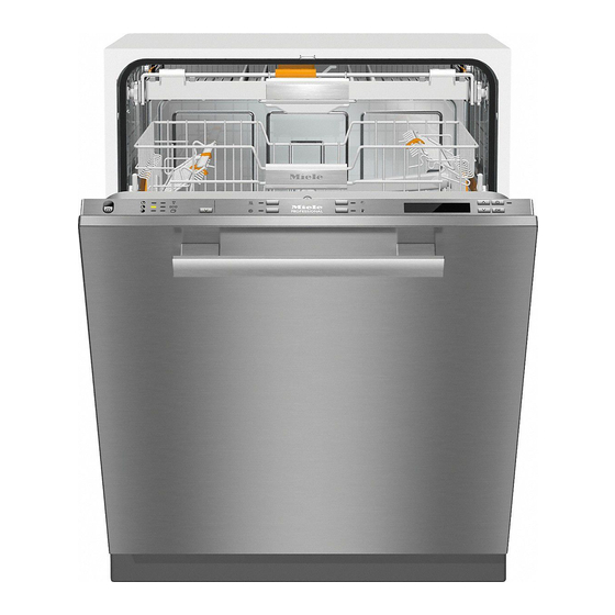 Miele professional PG 8133 SCVi Operating Instructions Manual
