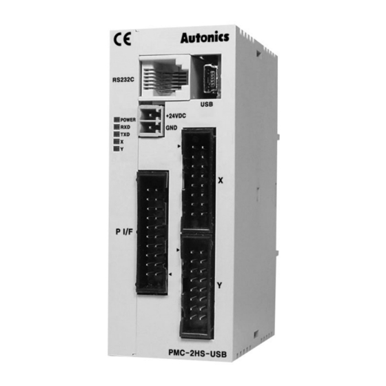 Autonics PMC-HS Series Instruction Manual