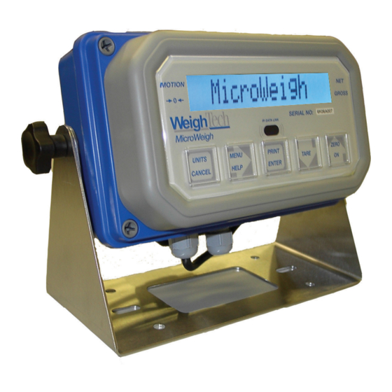 WeighTech MicroWeigh Manual