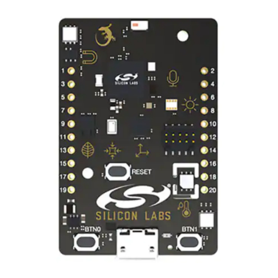 Silicon Laboratories Thunderboard Sense 2 Get Started
