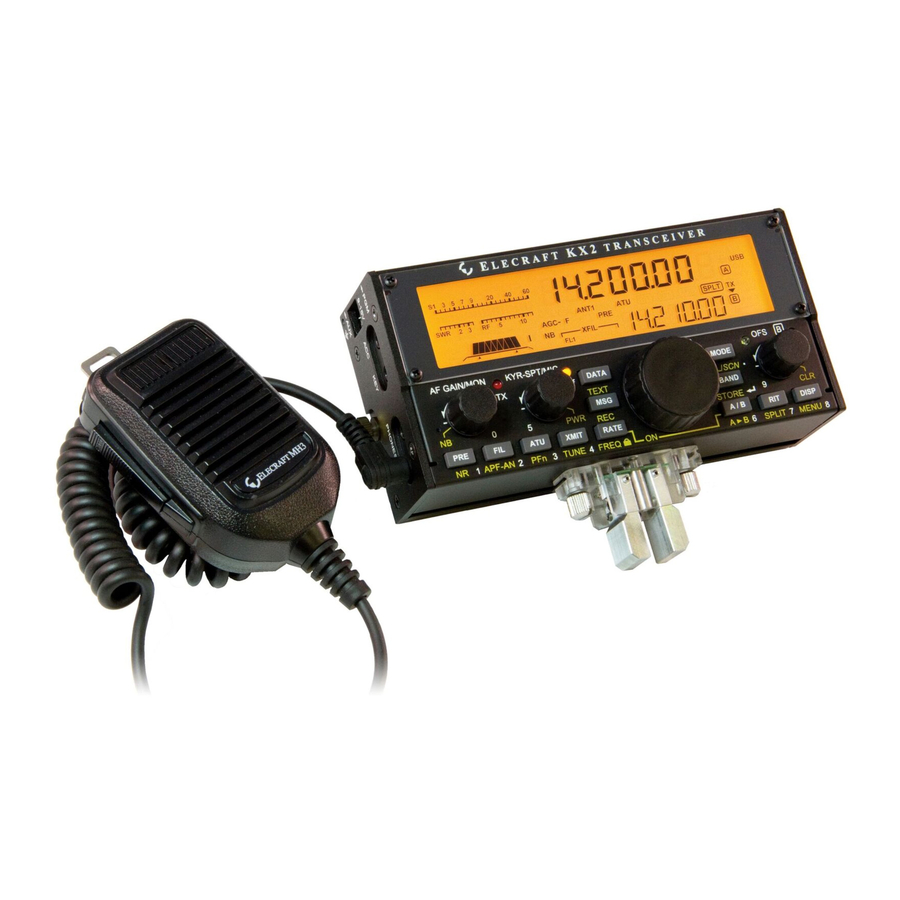 ELECRAFT KX2 Manual