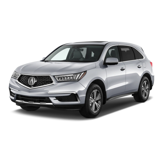 ACURA 2017 MDX OWNER'S MANUAL Pdf Download ManualsLib