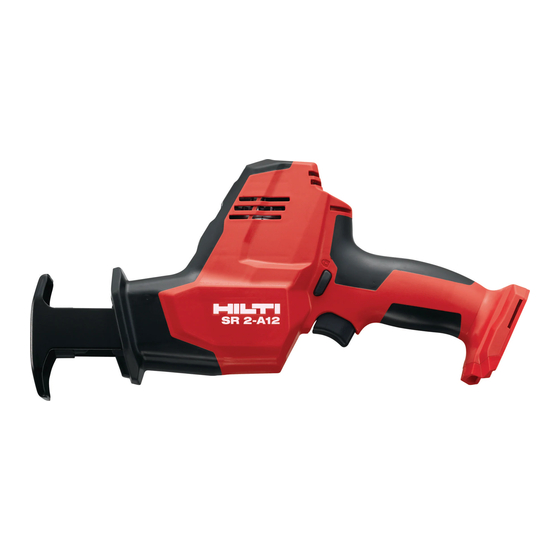Hilti SR 2-A12 Original Operating Instructions
