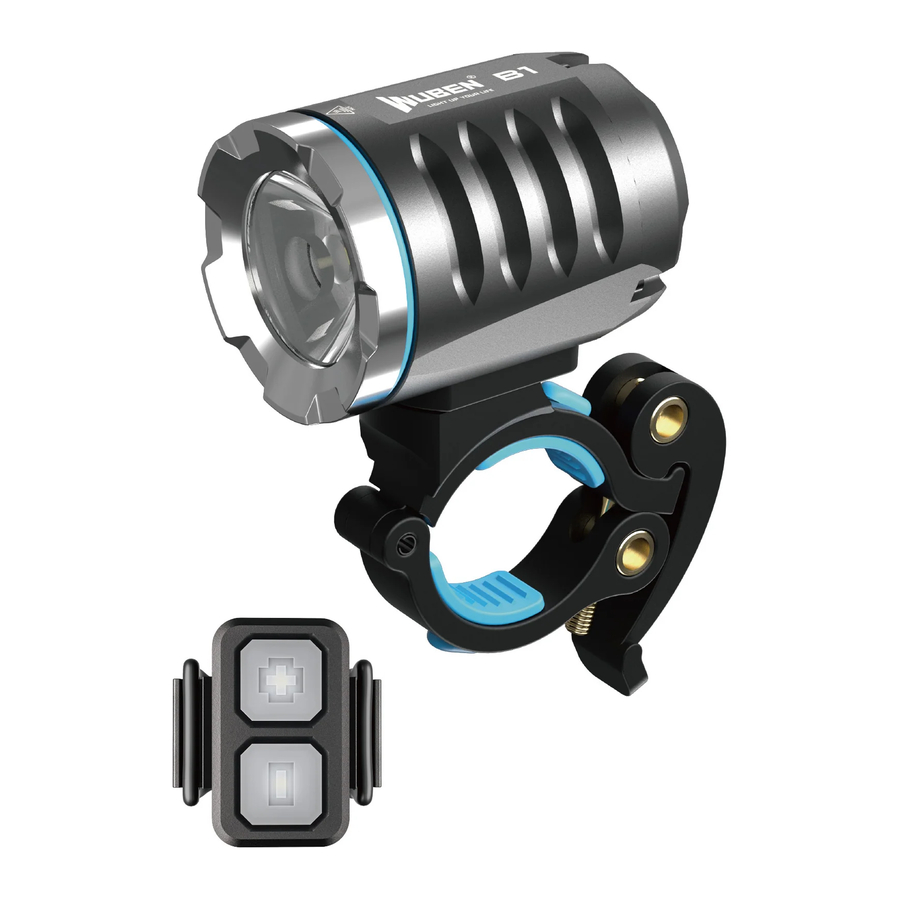 WUBEN B1 - 3600Lm Bike Light Manual