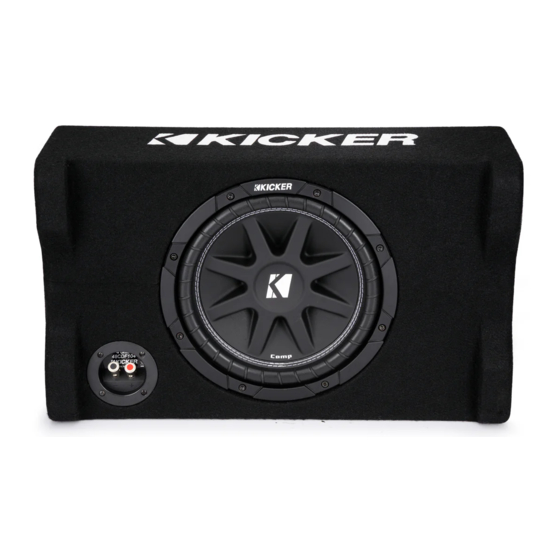 Kicker CDF10 Manual